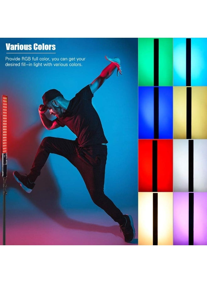 يونجنيو يونغنو YN360 III برو ضوء فيديو LED – عصا إضاءة يدوية ثنائية اللون 3200K-5500K مع RGB وتحكم عن بُعد - Image 5